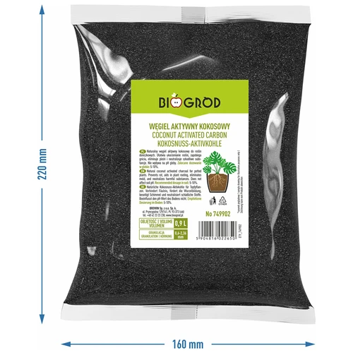 Actieve kokosnootkool voor planten 0,9 L - 5
