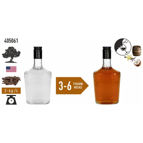 Amerikaanse eiken vlokken zwaar geroosterd, 50 g - 6