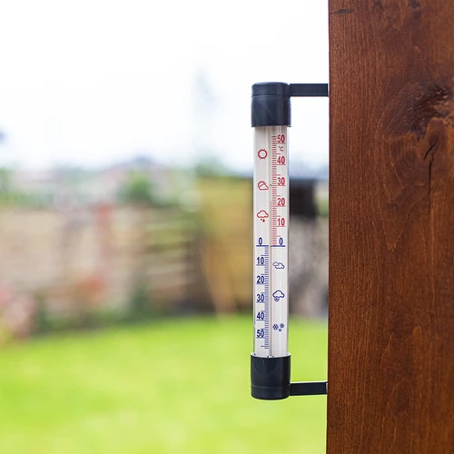 Antraciet buitenthermometer (-60°C tot +50°C) 23cm - 2