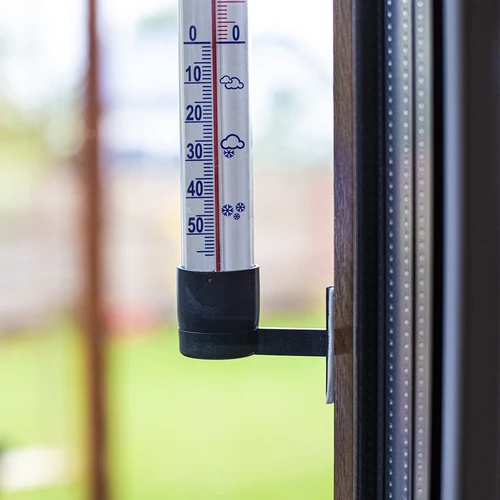 Antraciet buitenthermometer (-60°C tot +50°C) 23cm - 3