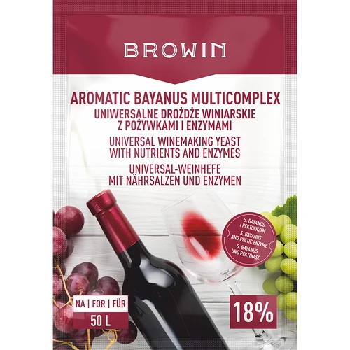 Aromatic Bayanus Multicomplex startpakket voor wijn, 40 g