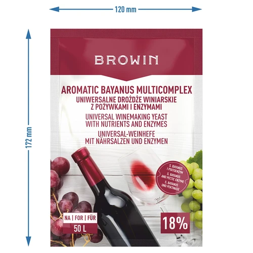 Aromatic Bayanus Multicomplex startpakket voor wijn, 40 g - 4