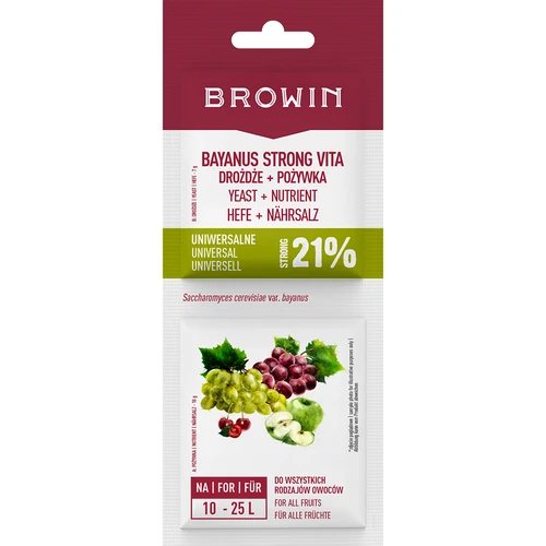 Bayanus-gist + voedingsstof - Universeel - 21%, 17 g