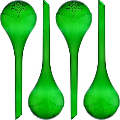 Bewateringsballen voor planten, groen transparant, 400 ml, 4 stuks