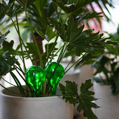 Bewateringsballen voor planten, groen transparant, 400 ml, 4 stuks - 12