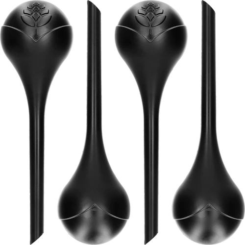 Bewateringsbollen voor planten, matzwart, 400 ml, 4 stuks