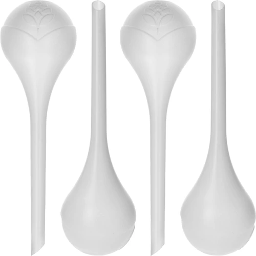 Bewateringsbollen voor planten, witte halfdoorzichtige, 400 ml, 4 stuks
