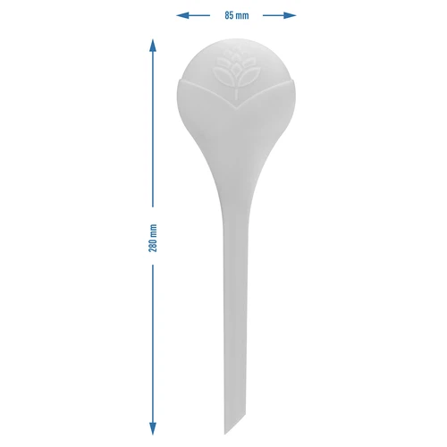Bewateringsbollen voor planten, witte halfdoorzichtige, 400 ml, 4 stuks - 5