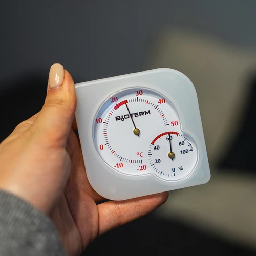 Bimetaalthermometer voor binnen met hygrometer (-20 tot +50°C) mix - 10