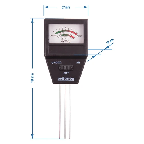 Bodemtester 2-in-1 - pH, vruchtbaarheid van de grond - 9