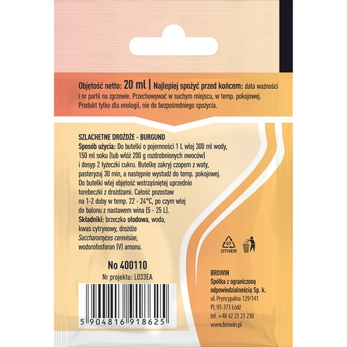 Bordeaux wijngist, 20 ml - 2