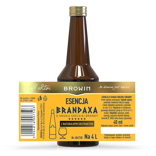 Brandaxa-essence met de smaak van Griekse brandy, 40 ml - 4