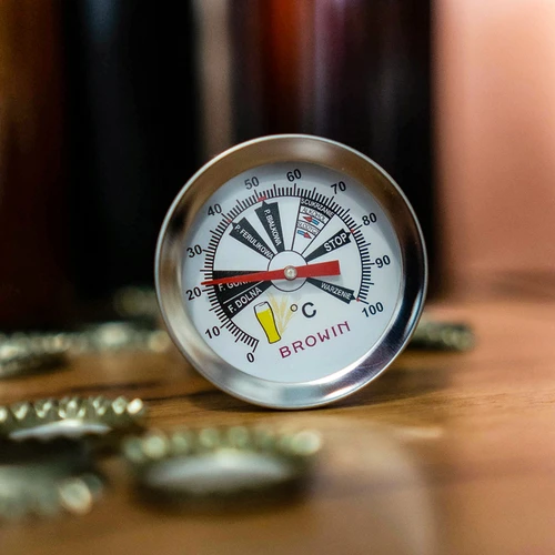 Brouwersthermometer (0°C tot +100°C) 31,5cm - 4