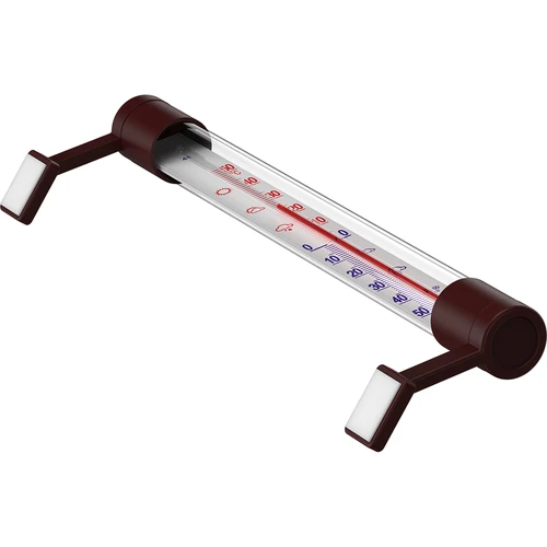 Bruine buitenthermometer (-50°C tot +50°C) 22cm - 4