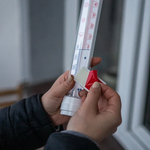 Buitenthermometer (-50°C tot +50°C) 23cm mix, Poolse productie - 4