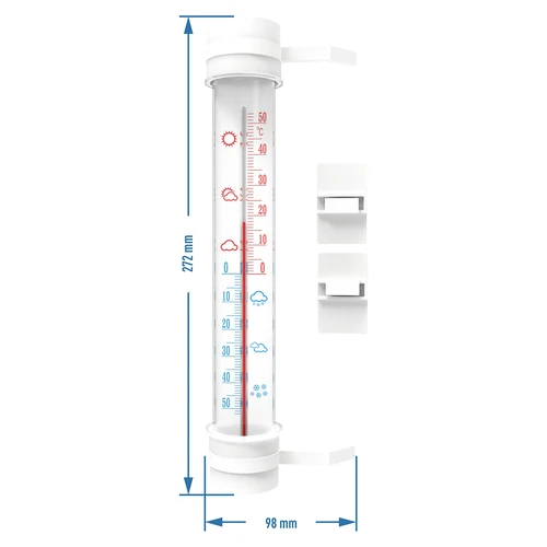 Buitenthermometer (-50°C tot +50°C) 27cm mix - 2