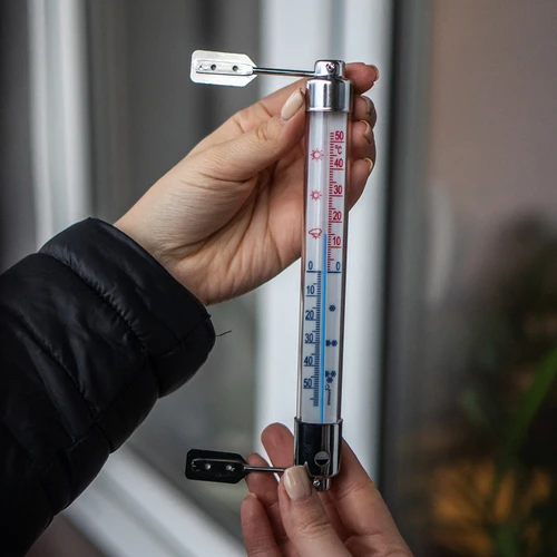 Buitenthermometer met metalen behuizing (-50°C tot +50°C) 20cm - 3