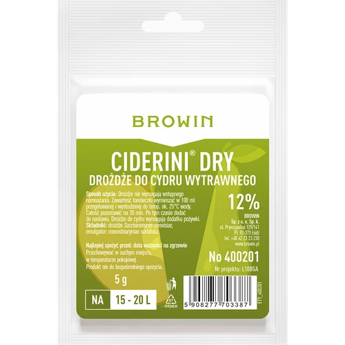 Cidergist Ciderini Dry, 5 g  - 1 