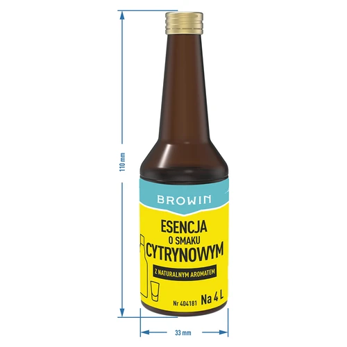 Citroen-essence met natuurlijke aroma's voor 4 L - 40 ml - 7