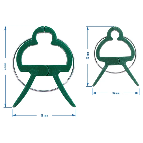Clips voor het vastmaken van planten 20 stuks (8x groot/12x klein) - 6