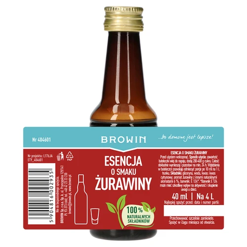 Cranberry-smaakessence voor 4 L – 40 ml - 5