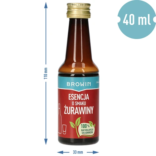 Cranberry-smaakessence voor 4 L – 40 ml - 8