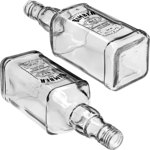 Daniels-fles 500 ml met schroefdop, opdruk “Bimber OLD”, 1 stuk - 5