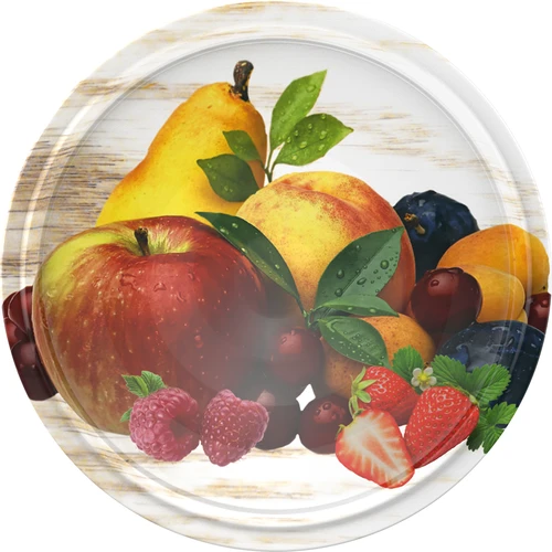 Deksel fi 66/4 fruit op witte achtergrond - 10 stuks