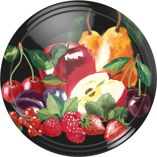 Deksel fi 66/4 fruit op zwarte achtergrond - 10 stuks