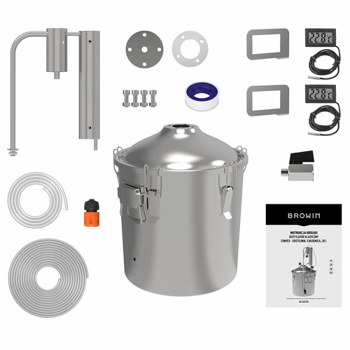 Distilleerapparaat hawkSTILL 1.0 CONVEX 30 L - 1 voorzetvat - 3