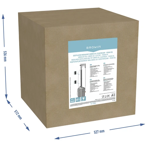 Distilleerapparaat hawkSTILL 1.0 CONVEX 60L-ELEKTR. PERUN - 17