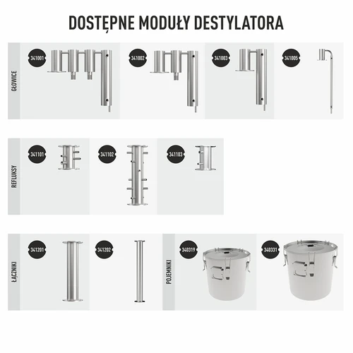 Distilleerder module - reflux - shotgun - 5