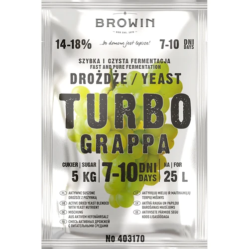 Distilleergist Turbo Grappa 7-10 dagen - 2