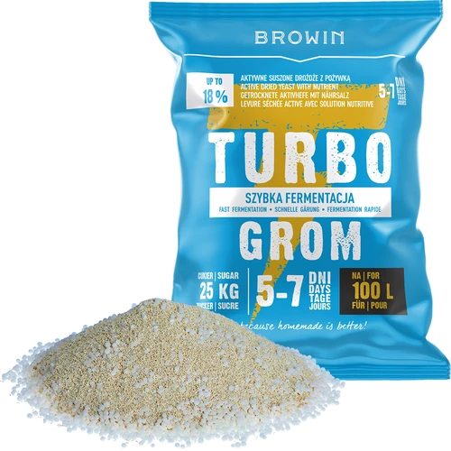 Distilleergist Turbo Grom 5-7 dagen 100L - 3