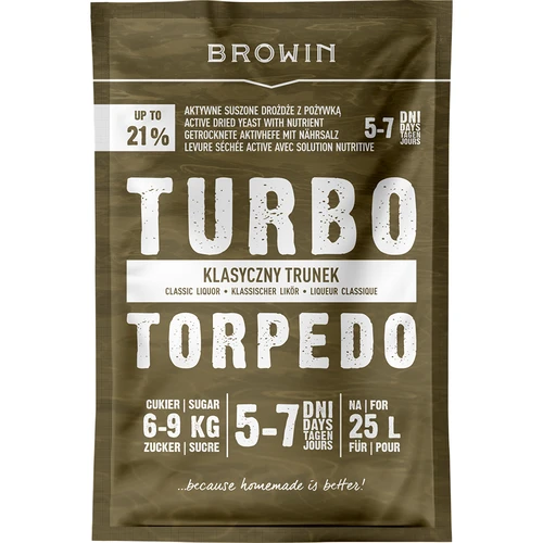 Distilleergist Turbo Torpedo 5-7 dagen 21% 100g