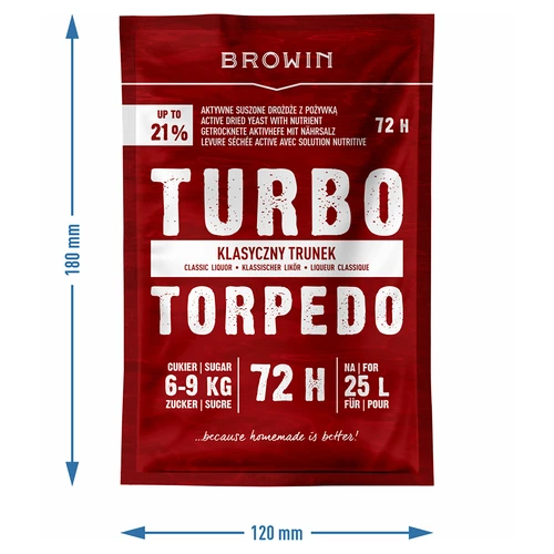 Distilleergist Turbo Torpedo 72u 21% - 120 g - 5