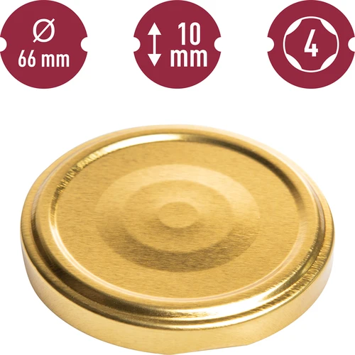 Dop fi 66 goud - 10 stuks - 3