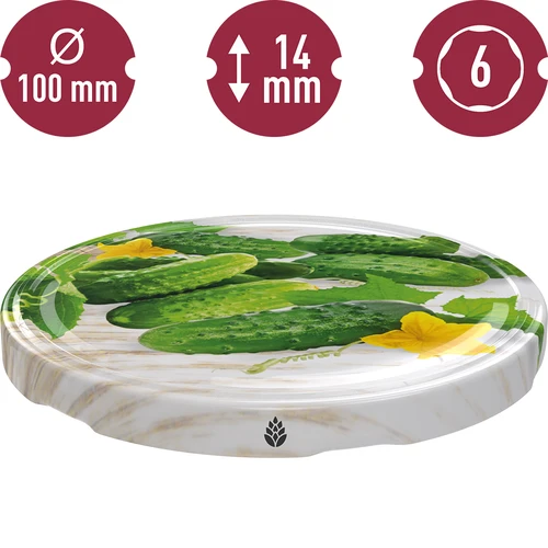 Dop fi100 augurken mix - 10st. - 7