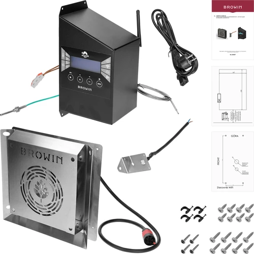 dragON set voor rookovens - IQ-modules met Wi-Fi en JET 2 LONG rookgenerator met aslade - 2