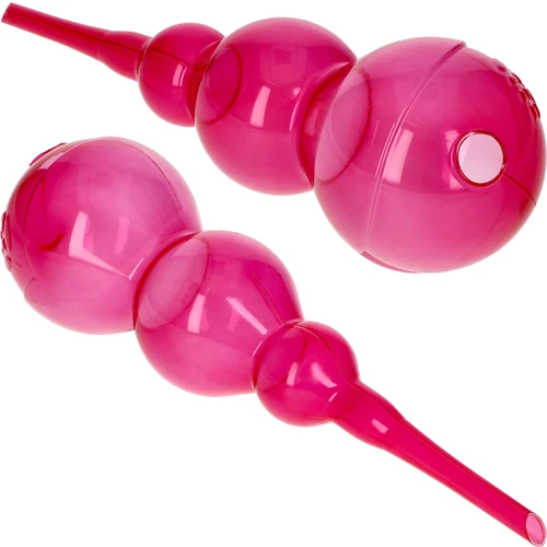Drievoudige bewateringsbal (driekamer), transparant roze, 600 ml - 2