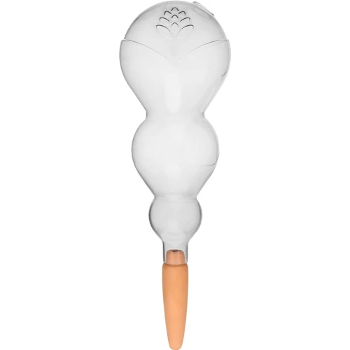 Drievoudige bewateringsbol (driekamer), transparant kleurloos, met keramische voet, 600 ml