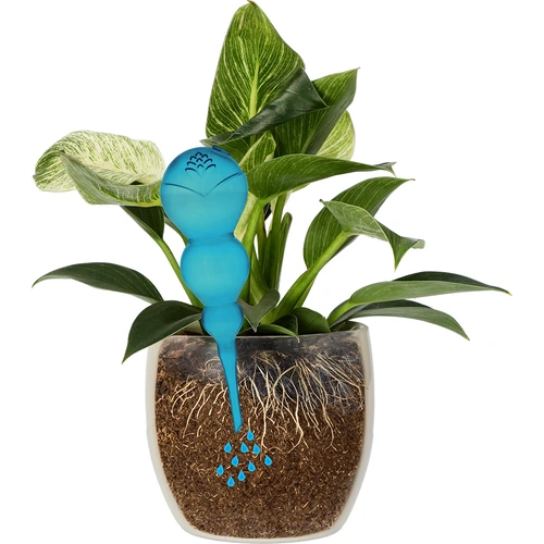 Drievoudige gietbal (driekamer), transparant blauw, 600 ml - 3