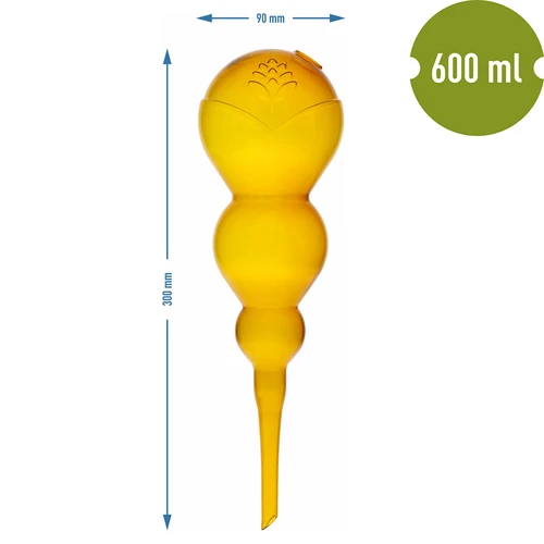 Drievoudige gietbal (driekamer), transparant geel, 600 ml - 5