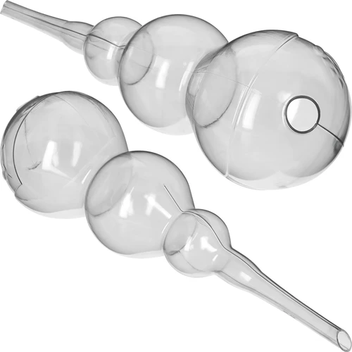 Drievoudige gietbal (driekamer), transparant kleurloos, 600 ml - 2