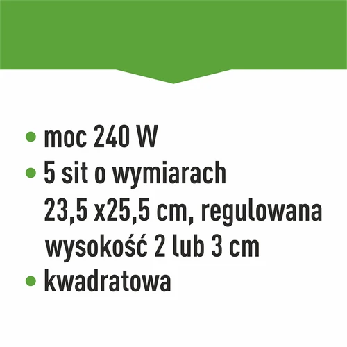 Droger voor paddenstoelen, fruit, groenten en kruiden met temperatuurregeling, 240W, wit - 14