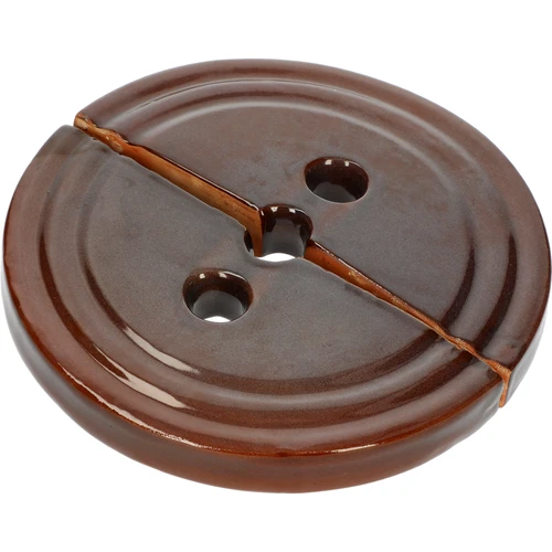 Druksteen voor vaten, aardewerk, diameter 15 cm - 3