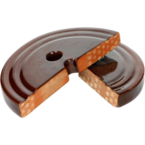Druksteen voor vaten, aardewerk, fi 22 cm