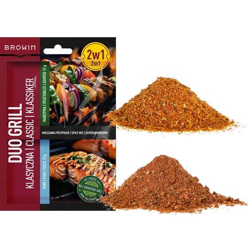 Duo Grill Klassiek voor vis en groenten - 2-in-1 kruidenmix, 2 x 12 g - 3