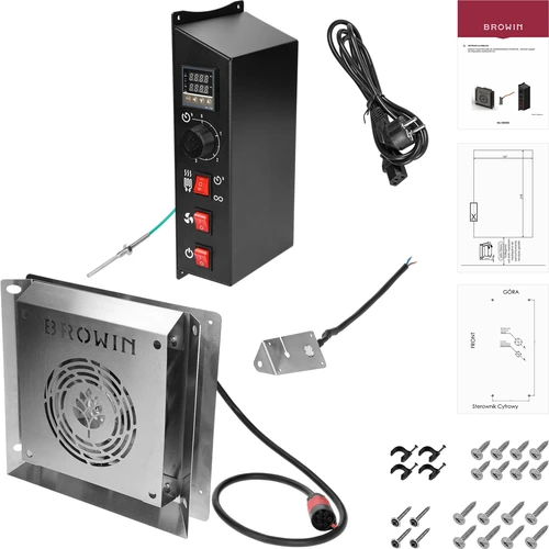 Elektrische modules met digitale controller - dragON set voor tuinrookovens - 2
