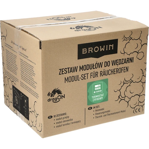 Elektrische modules met digitale controller - dragON set voor tuinrookovens - 11